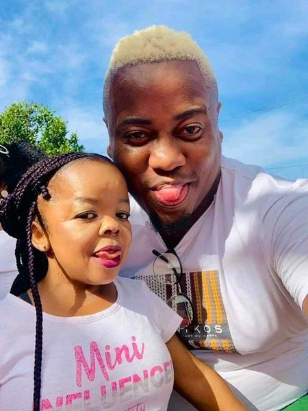 The South African couple that has a dwarf wife photos The South African couple that has a dwarf wife photos