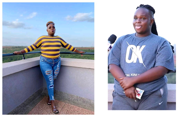 Crossdresser Kinuthia photo showing the photo of a camel online