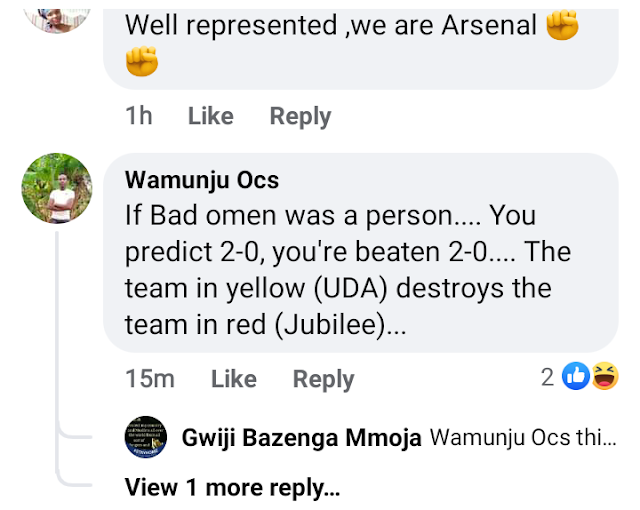 Raila Odinga live at Emirates Stadium to watch Arsenal vs Liverpool live photo Bad Omen!! Mapepo, Arsenal fans blames Raila Odinga for the loss against Liverpool