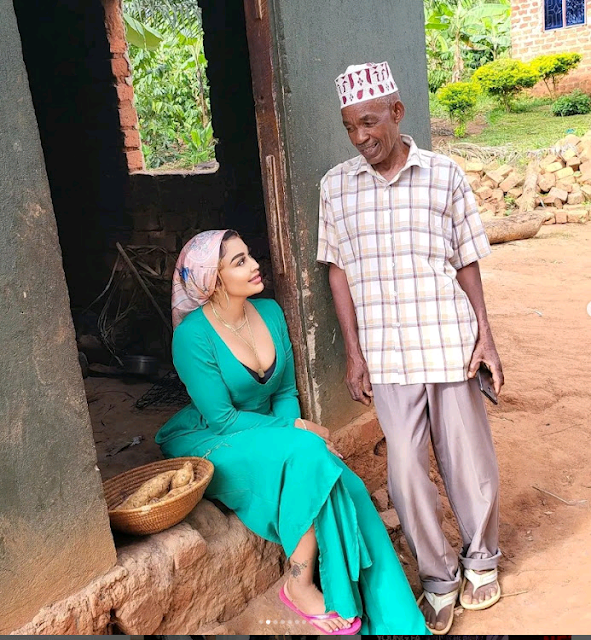 Zari Hassan and her father photos in Uganda Zari Hassan and her father photos in Uganda
