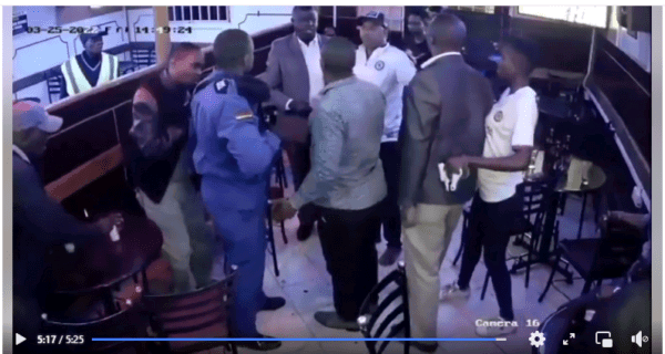 DCIO Kayole Jackson Owino arrested video footage
