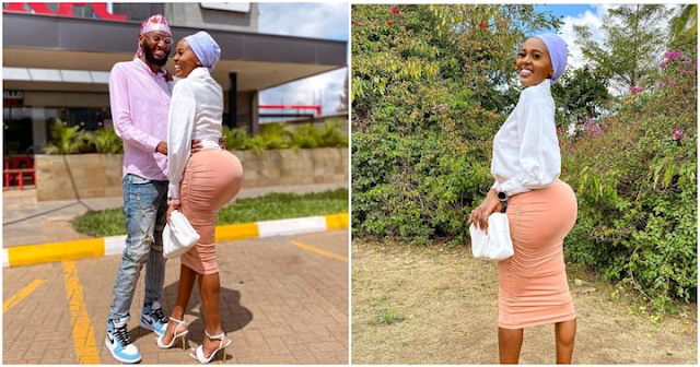 [PHOTOS]  Akorino model Carey Priscilla and her husband Benito flaunt their happiness