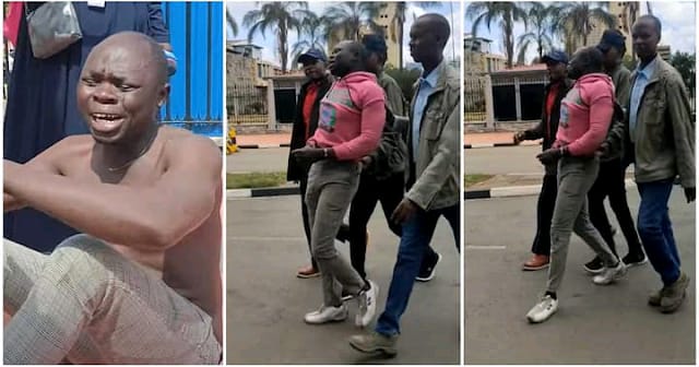 Allan Makana, the Bungoma man who cried loudly while viewing Ex-President Meai Kibaki body arrested Allan Makana, the Bungoma man who cried loudly while viewing Ex-President Meai Kibaki body arrested