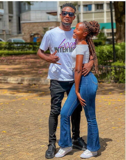 Mungai Eve, a digital content creator with boyfriend Director Trevor Mungai Eve, a digital content creator with boyfriend Director Trevor