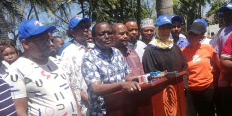 Kalonzo Musyoka, the leader of the Wiper Party