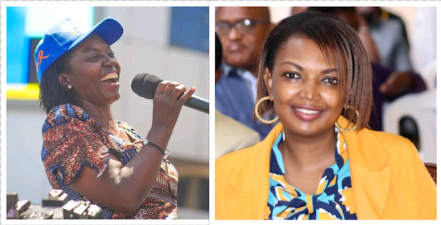 Narc Kenya head Martha Karua and Karen Nyamu fighting