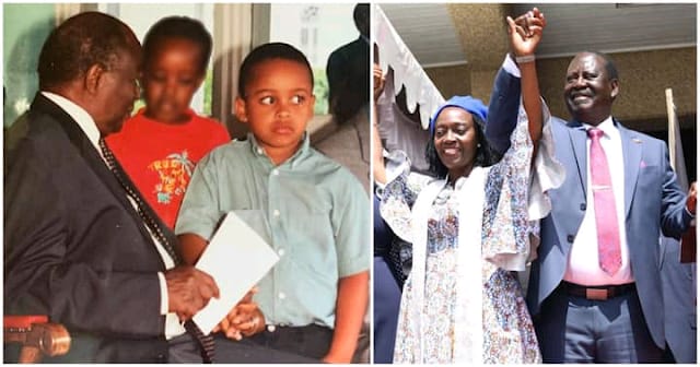 Mwai Kibaki Jr praises Raila Odinga for picking Martha Karua's running mate " Epic groundbreaking "