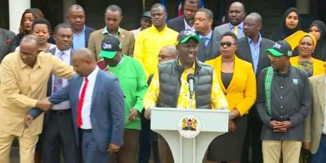 Control your dogs! MP Aisha Jumwa confronts George Kithi in front of DP Ruto, Kilifi