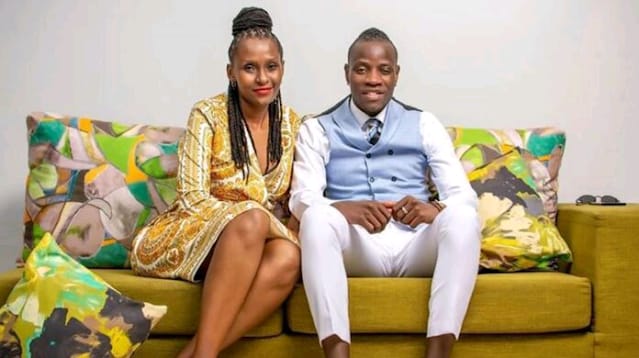 Guardian Angel, a singer with his spouse, Esther Musila