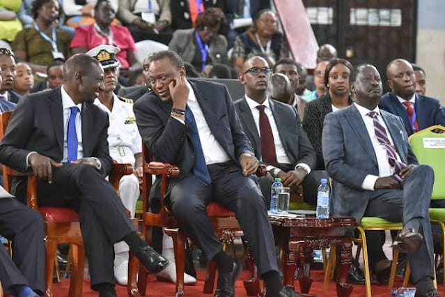 Raila Odinga with ex-president Uhuru Kenyatta photo Raila Odinga with ex-president Uhuru Kenyatta photo
