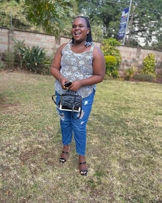 Crossdresser Kelvin Kinuthia photo Crossdresser Kinuthia undergoes weight loss surgery to "entice Men"