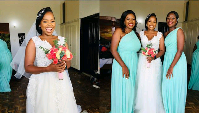 [PHOTOS] Journalist Purity Museo weds long time boyfriend in a Mombasa secret wedding