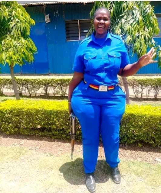 Forget Linda Okello, another Volumptous and bootylicious cop sweeps social media with one photo