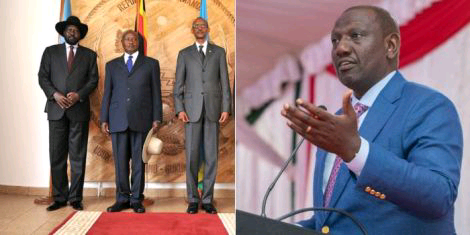 East African presidents in one photo East African presidents in one photo