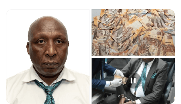 Mark Kipruto Kuto, was arrẹ́sted by the EACC for extọ́rting KES 1.5 million from a CEO job applicant Mark Kipruto Kuto, was arrẹ́sted by the EACC for extọ́rting KES 1.5 million from a CEO job applicant