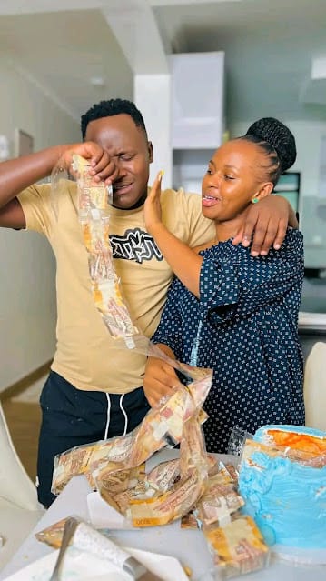 Wambo Ashley surprises her boyfriend Nicholas Kioko Wambo Ashley surprises her boyfriend Nicholas Kioko