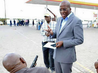 Paul Njoroge with Polycap Igathe in Naivasha. PHOTO | COURTESY Paul Njoroge with Polycap Igathe in Naivasha. PHOTO | COURTESY