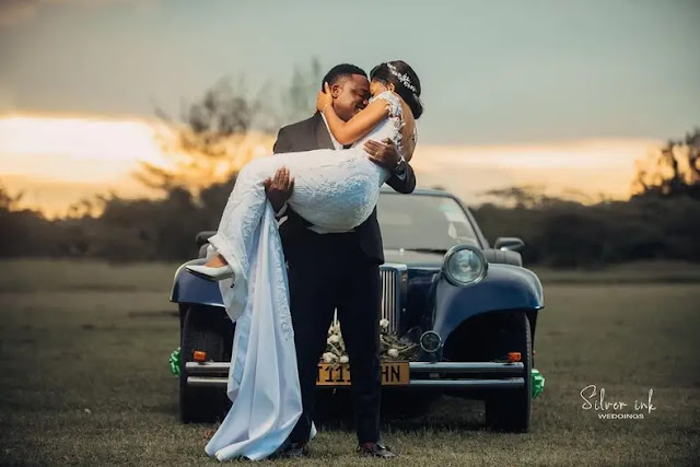 [PHOTOS] Gospel musician Joel Lwaga weds Peace Jopec in a colourful wedding