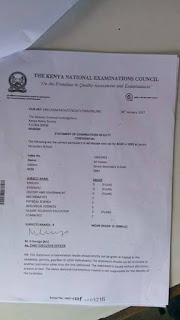 Joho certificate is valid as KNEC apologises over faking issue. PHOTO | Courtesy Joho certificate is valid as KNEC apologises over faking issue. PHOTO | Courtesy