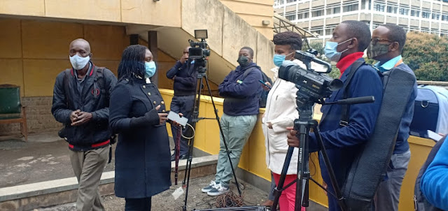 Journalists blocked