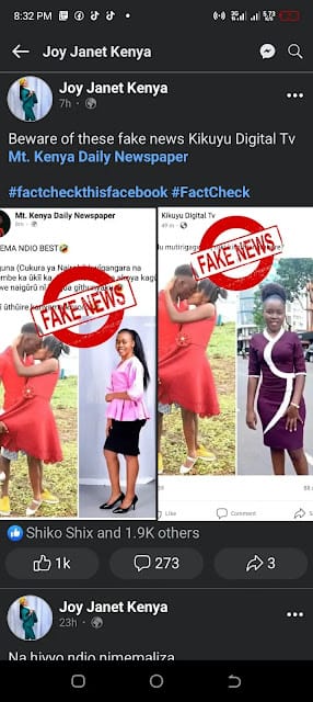 Joy Janet photo going viral on facebook