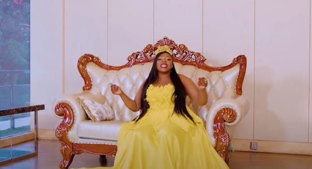 Justina Syokau caused a stir online over her “Twendi Twendi Thilii 2023 ” New Year’s Song