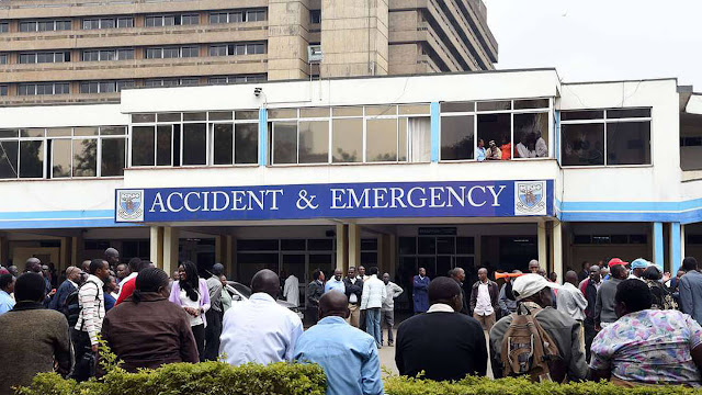 A Nairobi lawyer David Ochieng, 33, is admitted at Kenyatta National Hospital