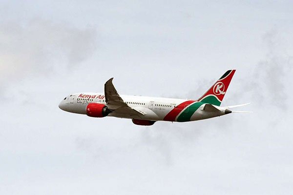 KQ flights to China stopped. PHOTO | NMG