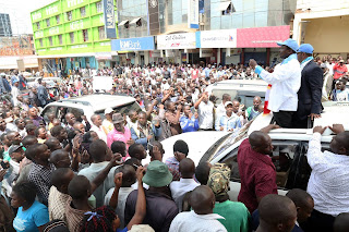 on. Kalonzo Musyoka answered the call of Martha Karua leaving the Grand Coalition and joining the grand corruption government. PHOTO | George Charo It is a wake up call for opposition to strengthen the party.
