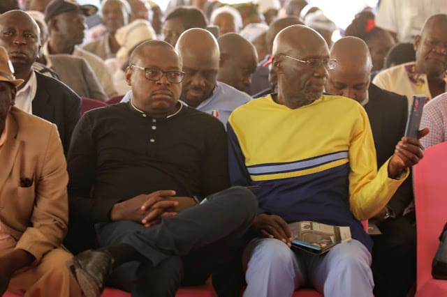 [PHOTOS] Mudavadi’s speech at Catherine Kasavuli’s final sendoff at Zululu village shock mourners