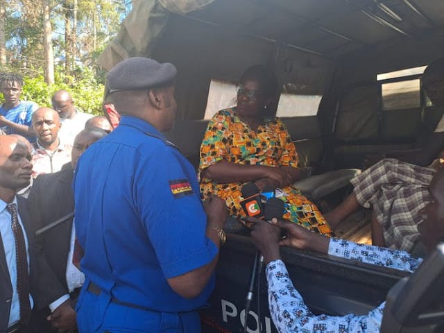 Meru Governor Kawira Mwangaza arrested photos Meru Governor Kawira Mwangaza arrested photos