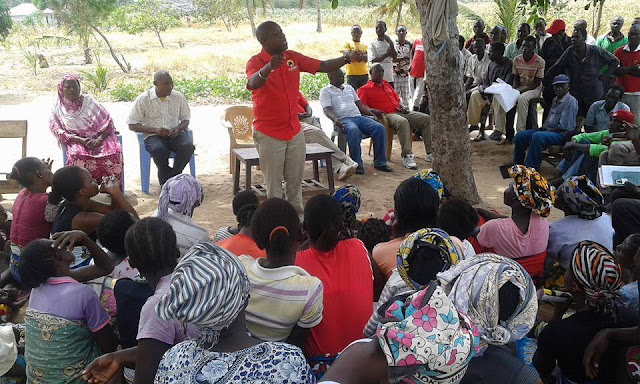 Ken Nyale with Magarini Residents. PHOTO | Courtesy Ken Nyale with Magarini Residents. PHOTO | Courtesy