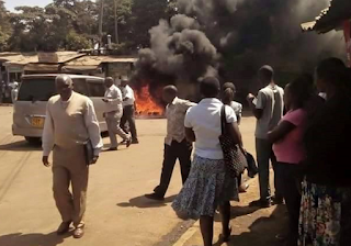 Kenyan for demostrations as when members are taken to court over hate speech. Hate speech dominates.