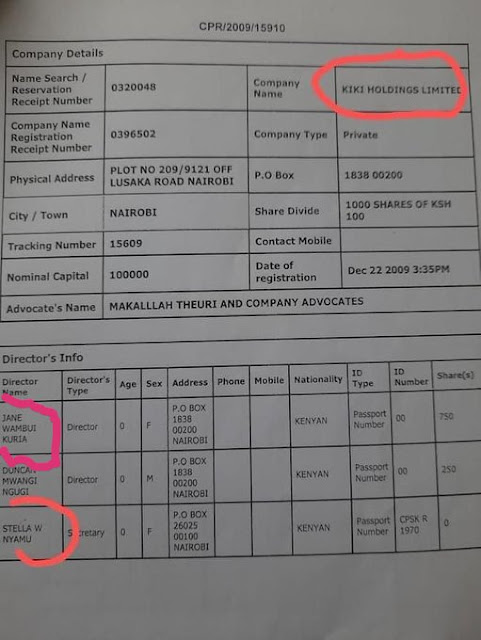 MP Moses Kuria on the spot over giving tenders to his family, latest Jane Wambui Kuria, Kiki holdings MP Moses Kuria on the spot over giving tenders to his family, latest Jane Wambui Kuria, Kiki holdings