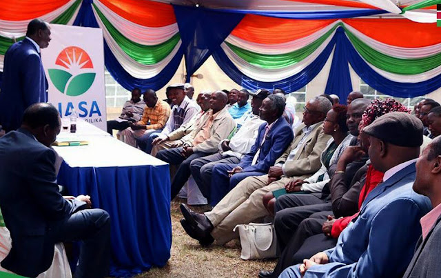 Raila Odinga in Kiambu. PHOTO | FILE Raila Odinga in Kiambu. PHOTO | FILE