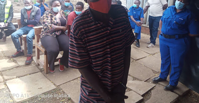 Richard Otieno, 28, photo at Kibear law court
