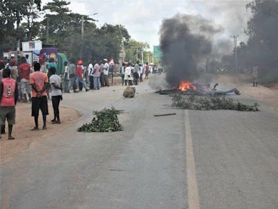 Kilifi protests. PHOTO | File