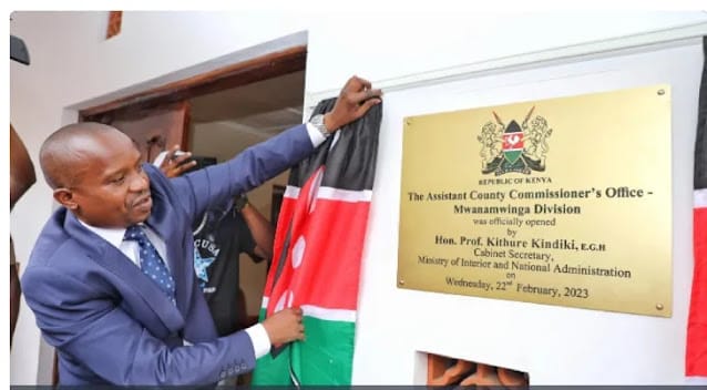 CS Kindiki orders creation of Kayafungo Division after opening Mwanamwinga Division, directs borehole drilling in Kaloleni
