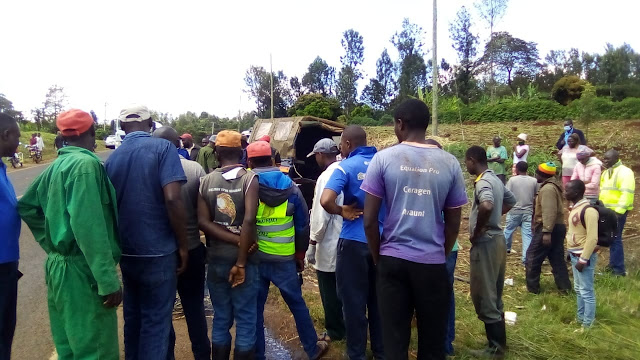 Chaos erupted as 300 Bodabodas storm Kimbimbi Sub-county Hospital took a patient burnt him to death