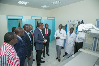 Jubilee government Commissioned new medical equipment at Kerugoya County Referral Hospital. PHOTO: PSCU The Hospital serve the whole county as the only level five hospital. PHOTO : PSCU