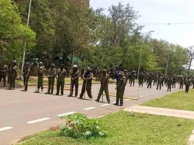 Kisumu State House security beefed up Kisumu State House security beefed up