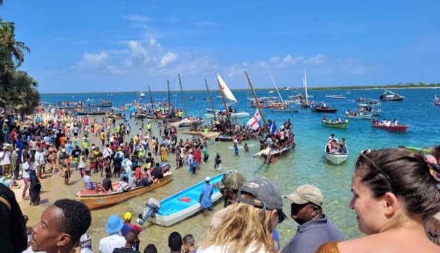 Lamu Island beaches Tourists flock to Lamu, Tana River over President Ruto’s “Swimming Lions” and bathing elephants speech
