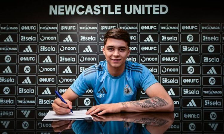 Lewis Miley Signs Six Year Newcastle Contract Extension