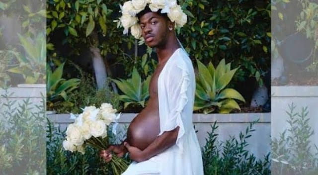US Male rapper Lil Nas X pregnancy photoshoot on baby shower US Male rapper Lil Nas X pregnancy photoshoot on baby shower
