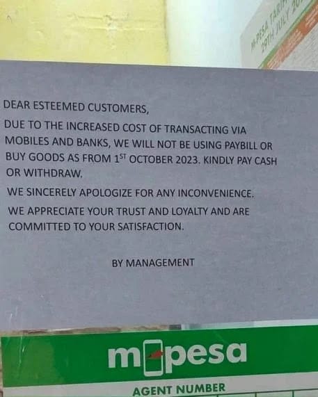 Major Shops stop Lipa Na Mpesa payments over increased taxes