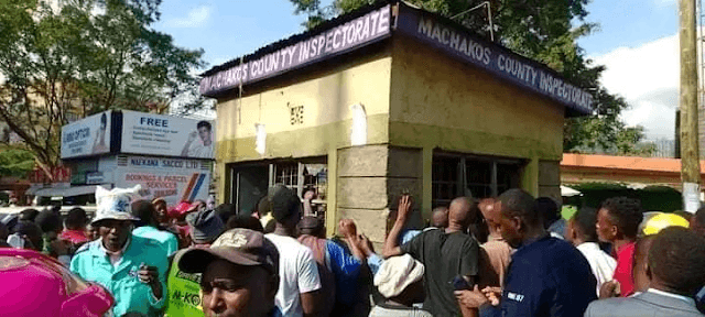 tragically committed suicide using a belt in what is suspected to have been a protest against his detention by Machakos County enforcement officers tragically committed suicide using a belt in what is suspected to have been a protest against his detention by Machakos County enforcement officers