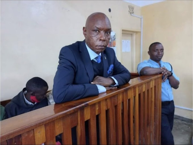 former Mungiki leader Maina Njenga was hauled before the Makadara Law Courts on Monday. former Mungiki leader Maina Njenga was hauled before the Makadara Law Courts on Monday.