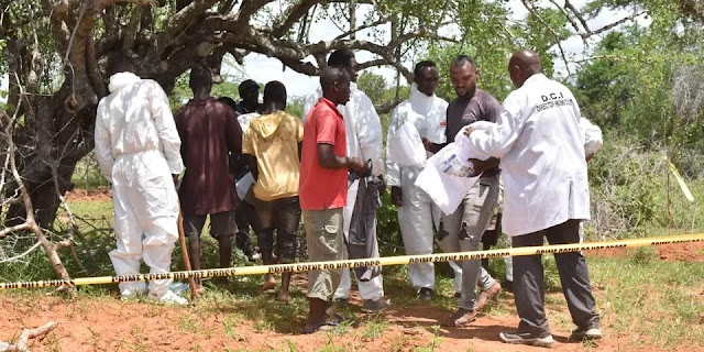 Pastor Paul Makenzie Nthenge exhumed bodies in Shakahola, Chakama, Malindi, Kilifi Shock as an entire family exhumed in Shakahola, following Malindi Pastor Makenzie Nthenge’s fasting cult