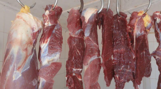Red meat photo in Kenya Kisii Man Dennis Nyaega burnt to death after spotted hiding stolen meat under his mattress