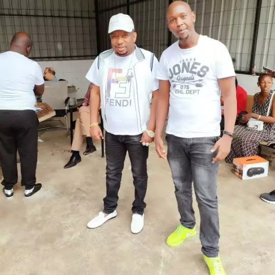 Geofrey Mosiria, Babu Owino and Mike Sonko friend